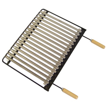 IMEX EL ZORRO 71628 Grille de Barbecue en INOX 54 x 41 cm