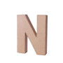INNSPIRO Lettre N Papier mâché Volume Alt 10 cm Épaisseur 1