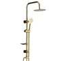 Colonne de douche Fontastock Doré Acier inoxydable ABS Chrome
