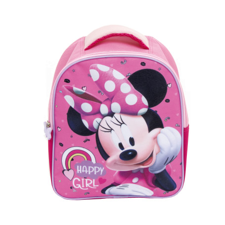 Superdiver - Sac à dos enfant Minnie Mouse - Licence officielle Disney - Idéal pour l’école et la maternelle - Parfait pour fill