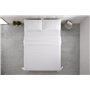 Degrees Home Premium - Parure de lit 135x190 - Drap Housse 135x190 - Drap Plat 135x190-2 taies d'oreiller 70x50, Blanc