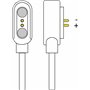 OcioDual Câble de Charge USB Compatible avec Xiaomi Haylou LS01/LS02 Noir 2 Pin Broches Chargeur Remplacement Magnétique