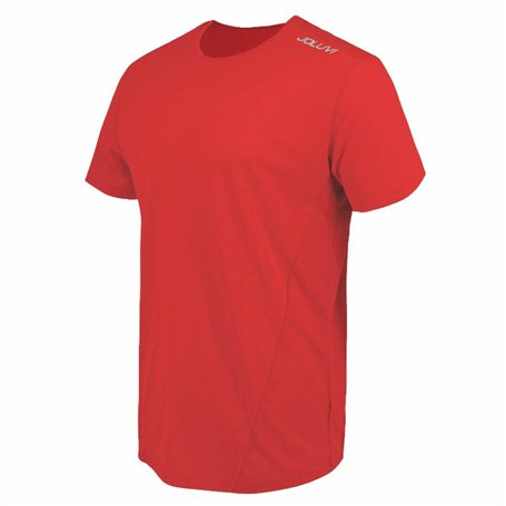 T-shirt à manches courtes homme Joluvi Runplex Rouge