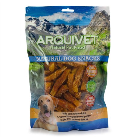 Arquivet - Poulet à la patate Douce (1 Kg) - Snacks naturels pour Chiens