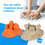 NK Jeu Sable Magique pour Enfants 2 3 4 5 6 Ans - Set de Construction pour Enfants avec 1.36kg Sable 2 couleurs et Bac à Sable d