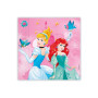2689 Lot de 20 serviettes en papier Princesses en papier Idéal pour les fêtes et les anniversaires Dimensions plié en 4 (16