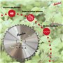 Avalon PRO - Disque à 40 dents professionnel pour débroussailleuse, lame spéciale pour tiges ligneuses 255 x 1,4, longueur de la