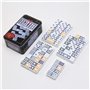 Domino Jeu de Table ou Domino Professionnel Grand 91 Pièces avec Boîte Métallique Domino Classique Sophistiqué et Toujours Diver