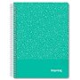 Cahier Imprex Vert A5 80 Volets (4 Unités)