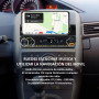 Belson Autoradio BS-2504 avec support pour smartphone jusqu'à 8" Radio FM Puissance de sortie maximale 4 x 45 W Double USB Charg