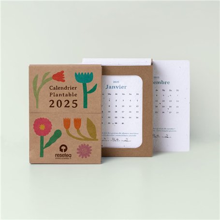 Calendrier plantable 2025