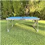 Samborella Table pliante de camping et de plage 60 x 40 x 26 avec poignée