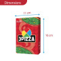 Glop 3Pizza – Jeu de Cartes et de société Rapide, ludique et Familial sur Le thème Pizza pour Enfants 8+ et Adultes | Réflexes e