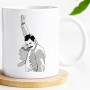 Acen Freddy Mercury, The Greatest » - Tasse fantaisie amusante de 325 ml en céramique - Idéale pour la Saint-Valentin, Pâques, l