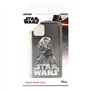 Housse pour TCL 40R 5G Officiel Star Wars Dark Vader Fond Noir pour protéger votre téléphone Coque TCL Silicone Transparent Flex