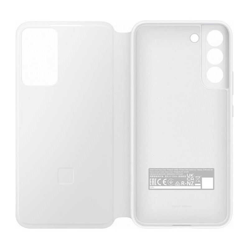 Smart Clear View Cover G S22+ Blanc