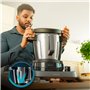 Cecotec Robot de Cuisine Multifonction Mambo CooKing Total Gourmet. 2200 W, 45 Fonctions, Autodistributeur, Acier Inox, Carafes