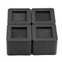 Greensen Rehausseur Pieds de lit - Rehausseur Meuble - Risers de Meubles 4 pièces - Antidérapantes - Furniture & Bed Riser - pou