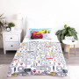 Jerry Fabrics Parure de lit Cars 100 x 135 cm, 100 % coton