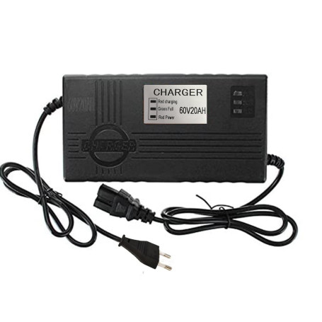 C-FUNN 60V 20Ah Chargeur De Batterie pour Scooters Vélos Électriques E-Bike