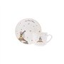 KARACA Le Petit Prince Design Lot de 6 tasses à café et soucoupes en porcelaine – Blanc multicolore Petite tasse à café turc, ta