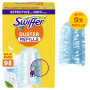 Swiffer Duster Plumeau Recharges avec Parfum Febreze, Pack Économique 54 Unités (6x9), Attrape et Retient la Poussière comme un 
