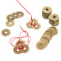 Rmeet Monnaies Chinoises,Fortune Coins Chinoises Chines Feng Shui Pièces Anciennes I-Ching Porte-Bonheur Chinois pour Richesse e