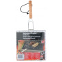 BBQ Collection 95195 Double Grille pour Barbecue Carré 20 x 20 cm