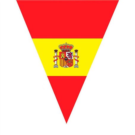 Espa Guirlande fanions Drapeaux espagnols 5 m - Coloré - Taille Unique