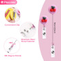 8Pcs Badges Rétractables, Rétractable Porte-Badge Infirmière Avec Clip Pivotant Et Porte-Clés Lanière Porte-Clés Et Porte-Carte