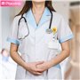 8Pcs Badges Rétractables, Rétractable Porte-Badge Infirmière Avec Clip Pivotant Et Porte-Clés Lanière Porte-Clés Et Porte-Carte