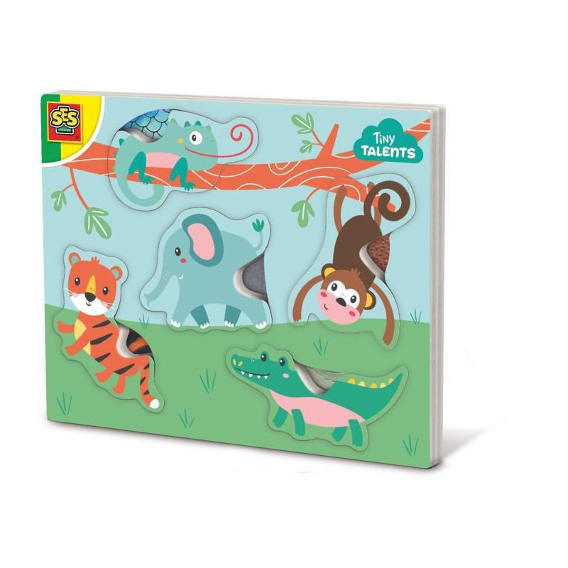 SES Creative Tiny Talents Puzzle sensoriel animal