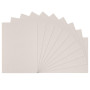 Florence Papier Cartonné en Lin Gris 250 g – Papier Scrapbooking A4 – Cool Grey – Papier Cartonné Couleur – Invitations Élégante