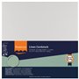 Florence Papier Cartonné en Lin Gris 250 g – Papier Scrapbooking 30,5 x 30,5 cm – Mouse – Papier Cartonné Couleur – Invitations