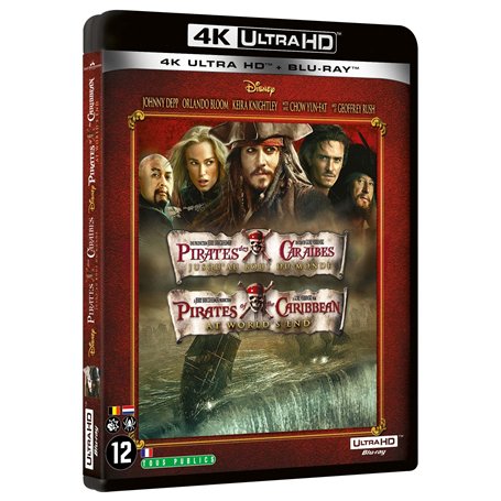 Pirates des Caraïbes : Jusqu'au Bout du Monde [4K Ultra HD + Blu-Ray]