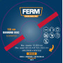 FERM Lame diamantée 150mm (2 pcs) - pour rainureuse