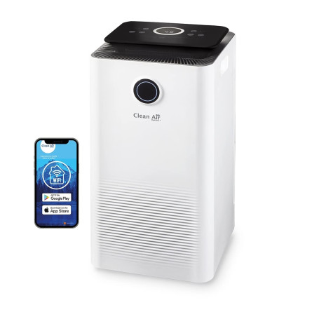 Clean Air Optima CA-704 SMARTr Dehumidifier and Air Purifier – Déhumidification Performance up to 10 Litres/Day – 5 x Filter Tec