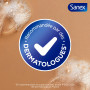 SANEX - Derma Thérapie - Crème de douche peau sèche - Soulage la sécheresse cutanée et réduit les démangeaisons - Préserve la ba