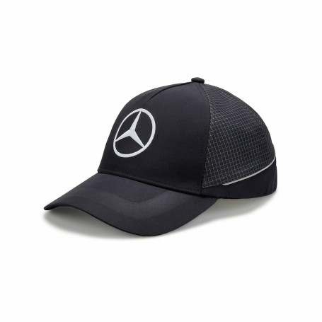 Mercedes AMG Petronas Formula One Team - Collection Officielle de Produits dérivés de la Formule 1-2022 Équipe Casquette - Noir