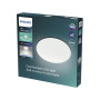 LED plafond Philips Moire Ø 38 cm Blanc Métal