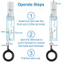 MMOBIEL Lot de 41 outils pour enlever les bornes - Kit d'outils de dénoyautage - Kit d'éjection de bornes pour desserrer les fil