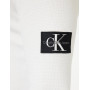 Calvin Klein Jeans T-Shirt Manches Longues Homme Badge Waffle Basique, Blanc (Bright White), 3XL