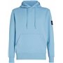 Calvin Klein Jeans Homme Sweat à Capuche Badge avec Capuche, Bleu (Dusk Blue), XXS