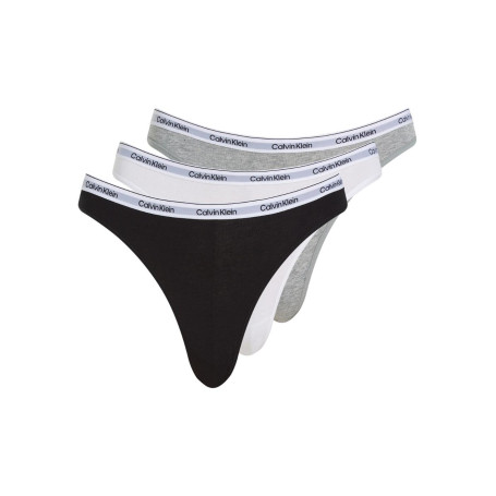 Calvin Klein Femme Slip Lot De 3 Bikini Coton Stretch
