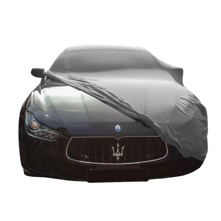Star Cover bâche d'intérieur Compatible avec Maserati Ghibli Housse Gris