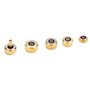 HOFTRONIC - 10x Nola LED Spot encastrable 68 mm Noir - IP65 étanche pour salle de bain