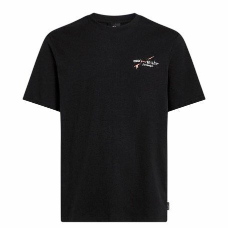 T-shirt à manches courtes homme O'Neill Retro Back Print Noir