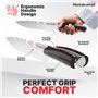 Matakumi Couteau de Chef avec Lame de 20 cm - Couteau Cuisine Multifonctionnel, Couteau Janonais Style avec Manche Ergonomique e