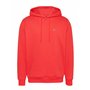 Tommy Jeans Sweat à Capuche Homme Regular Fit Flag Fleece avec Capuche, Orange (Bright Vermillion), S