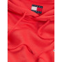 Tommy Jeans Sweat à Capuche Homme Regular Fit Flag Fleece avec Capuche, Orange (Bright Vermillion), S